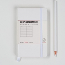 Leuchtturm1917 Colour notitieboek Gelinieerd 9 x 15 cm (Pocket) stralend wit