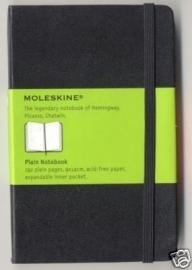 Moleskine Notitieboek Blanco Plain  Zwart 9x14cm (Pocket)