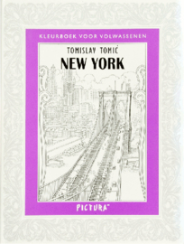 Kleurboek voor volwassenen - New York - Tomislav Tomic