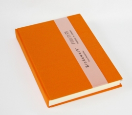 Bindewerk Pure Colour gelinieerd notitieboek A5 oranje