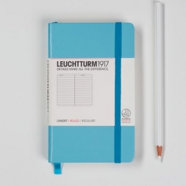 Leuchtturm1917 Colour notitieboek Gelinieerd 9 x 15 cm (Pocket) turquoise