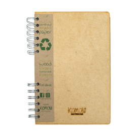 Komoni Notitieboek Blanco Travel the World - A6