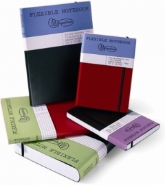 Miquelrius Flexible Note book 100 GELINIEERD 10 x 14cm rood [175]