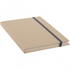 Goldbuch Linum gebonden gelinieerd Notitieboek 15,3 x 21,5cm Beige linnen