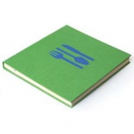 Bindewerk Pure Colour Kook- en Receptenboek groen