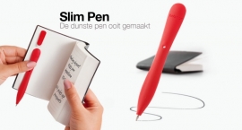 Bobino Slim Pen Rood voor in je notitieboek