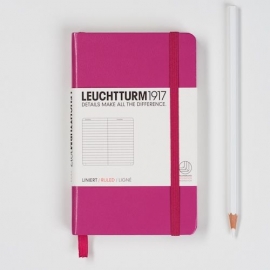 Leuchtturm1917 Colour notitieboek Gelinieerd 9 x 15 cm (Pocket) pink