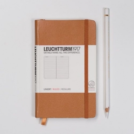 Leuchtturm1917 Colour notitieboek Gelinieerd 9 x 15 cm (Pocket) Caramel