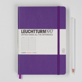 Leuchtturm1917 Notitieboek Gelinieerd 14.5 x 21cm (A5) Violet