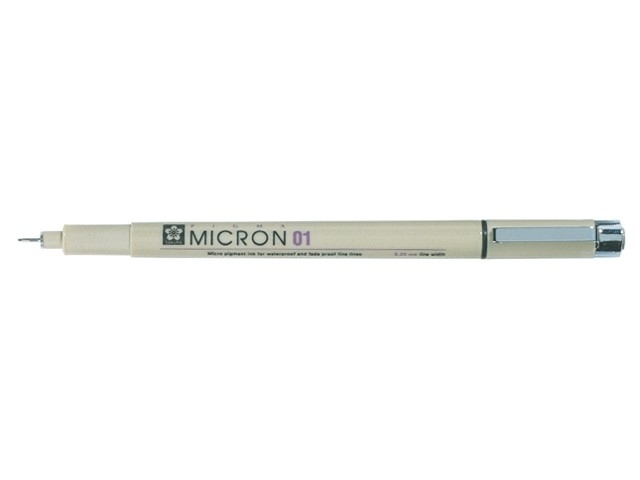 Sakura Pigma Micron 01 pen 0.25mm
