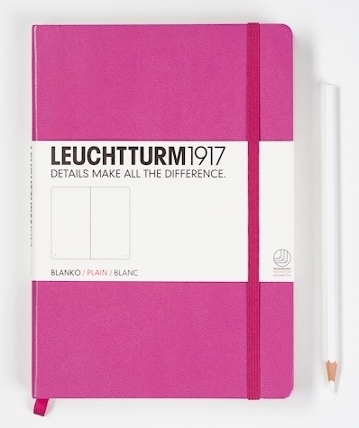 Leuchtturm1917 Notitieboek Blanco 14.5 x 21cm (A5) Pink