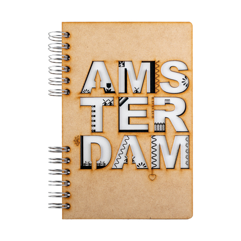 Komoni Notitieboek Gelinieerd Amsterdam - A5