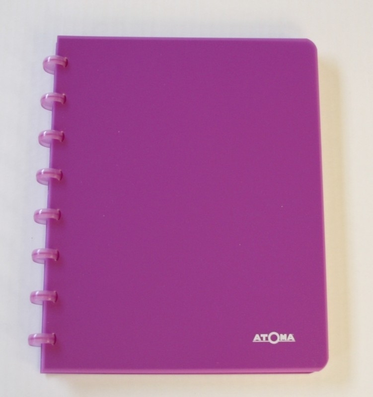 Trendy Atoma notitieboek A5 geruit lavendel