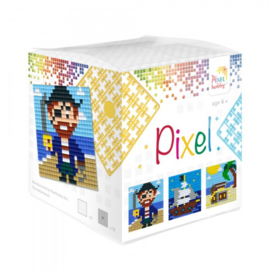 Pixelhobby kubusset piraat 3 patronen 3 plaatjes