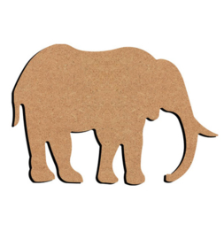 MDF olifant 15 cm