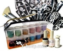 Glitter tattooset Pro      Product Code: glitpr