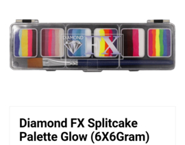 Palet Splitcake GLOW   ( 6x6 gram)