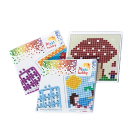Pixelhobby  mini foldertje met 57 kleine voorbeeldplaatjes