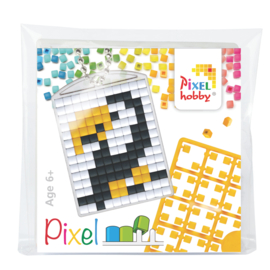 pixelhobby  toekan sleutelhanger medaillon