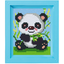 Geschenkverpakking met lijst:  Pandabeer