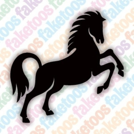 Horse paard 1 Glittertattoosjabloon