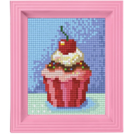 Geschenkverpakking met lijst:  Cupcake