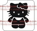 Sjabloon Hello Kitty met lijfje productcode 725G