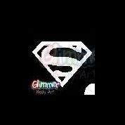 sjabloon logo superman gb