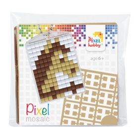 pixelhobby paard sleutelhanger medaillon