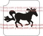 Horse running      Product Code: 217A