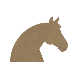 MDF paardenhoofd 15 cm