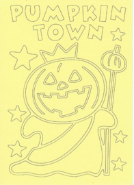Voorbeeld zandkaart Halloween Pumpkin Town