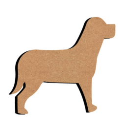 MDF hond 15 cm