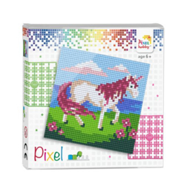 Pixelset unicorn 4 basisplaten