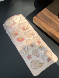 Chippi Twins Crystal 3D stickervel