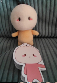 Chippi twin klein geel sleutelhanger