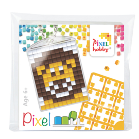 pixelhobby  leeuw sleutelhanger medaillon