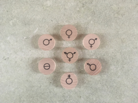 Gender Symbolenset (7 st)