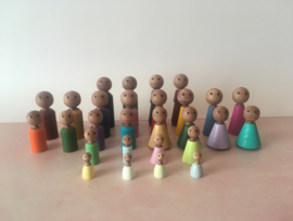 GETINTE familie - met REGENBOOG LIJFJES