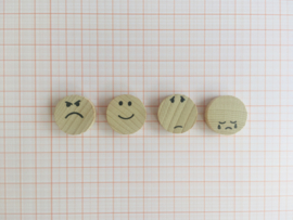 Set van 4 emotie-maskers