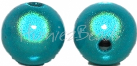 03373 Acryl perle miracle Blau 12mm; loch 2mm 6 stück
