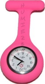 03552 Zusterhorloge siliconen Roze 90mmx40mmx9mm 1 stuks