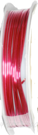 C-0075 Koperdraad 2,5meter Roze 1,0mm 1 rol