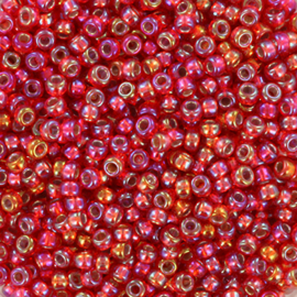 MR-11115 Miyuki Rocailles silverlined ab flame red (11-1010) 11/0 ±10 gram