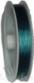 S-1027 Staaldraad Oceaan blauw 0,38mm 100 meter