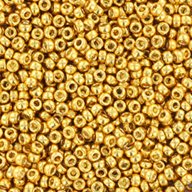 MR-15028 Miyuki Rocailles duracoat galvanized gold (15-4202) 15/0 ±5 gram