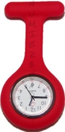 03540 Zusterhorloge siliconen Rood 90mmx40mmx9mm 1 stuks