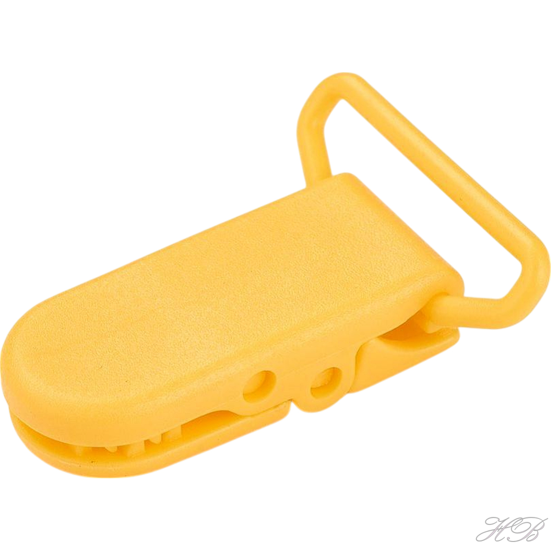 05626 Speenclip plastic Gold   43x31x9mm 2 stuks