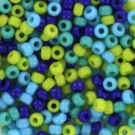 MR-08082 Miyuki Rocailles total turquoise (8-mix32) 8/0 ±15 gram