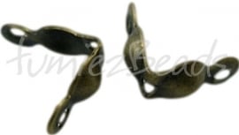 00752 Kalotten Bronzefarbe (Nickelfrei) 8mm ±40 stück